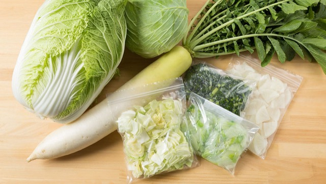 野菜の冷凍保存 大根 キャベツ 白菜を丸ごと使い切る保存法 カゴメ株式会社