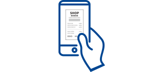 レシートを撮影