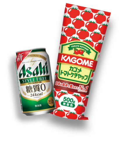アサヒ スタイルフリー＜生＞ カゴメ トマトケチャップ