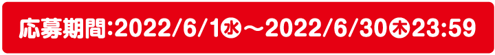 応募期限:2022/6/1(水)～2022/6/30(木)23:59