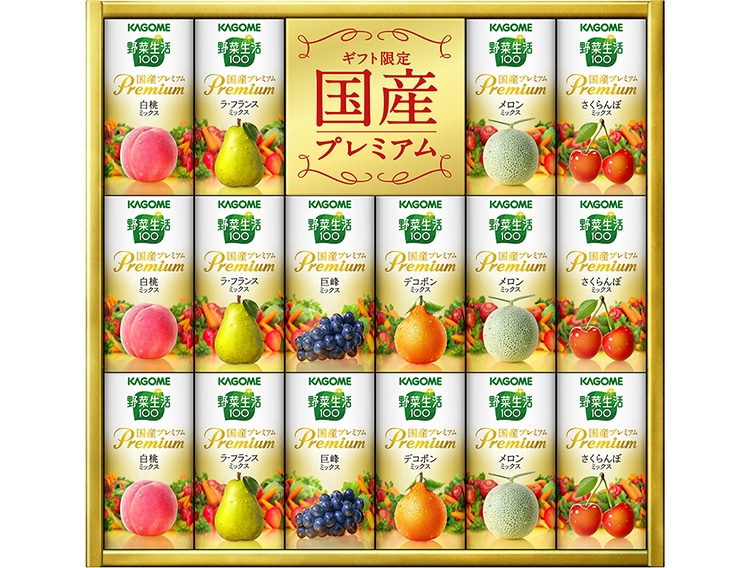 自然を、おいしく、楽しく。 KAGOME 野菜生活100 国産プレミアム(YP-30R)