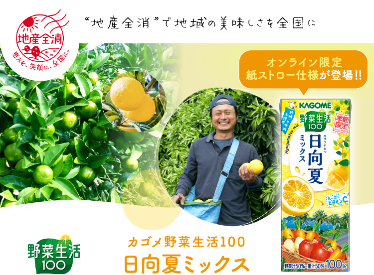 カゴメ野菜生活100 日向夏ミックス