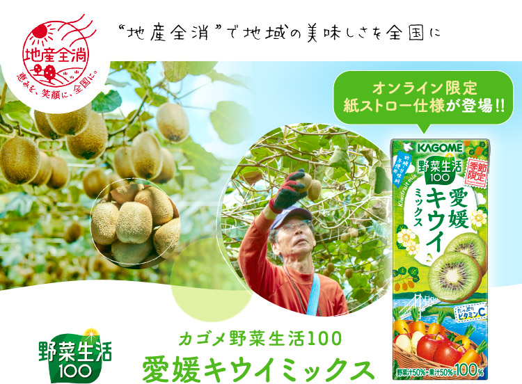 カゴメ野菜生活100 愛媛キウイミックス