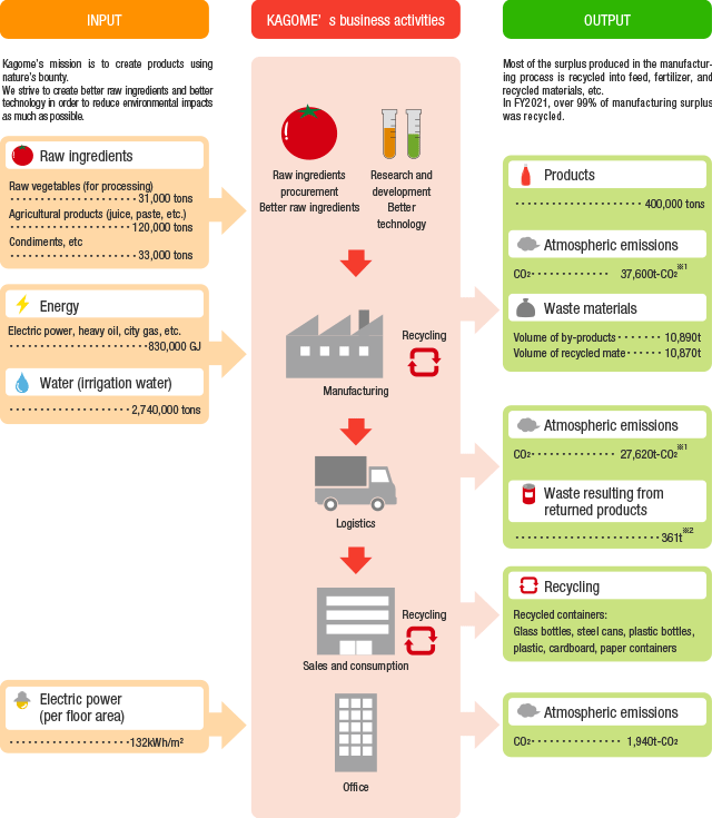 Overview of Our Environmental Impacts (Japan)