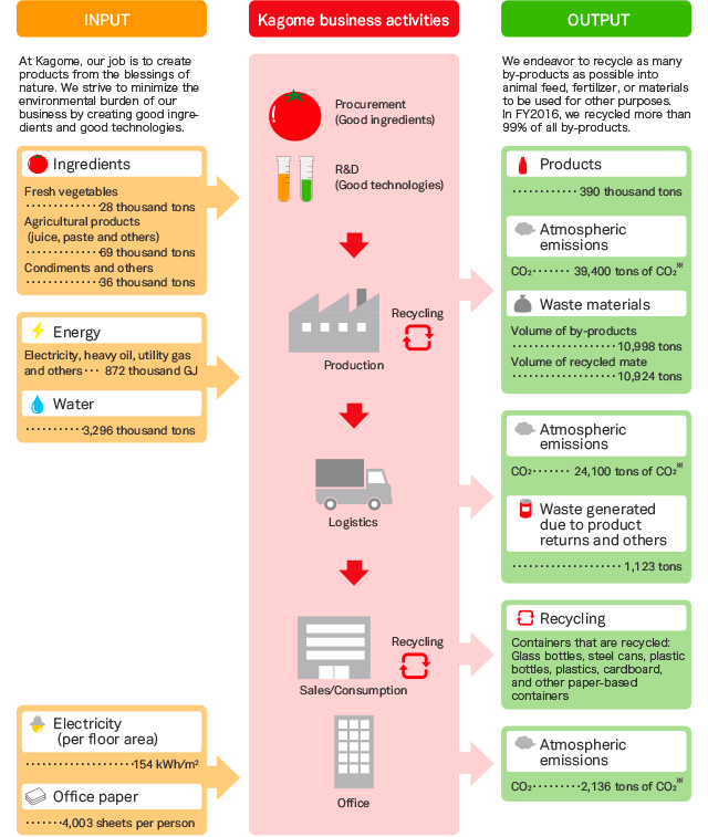 Overview of Environmental Burden of Kagome