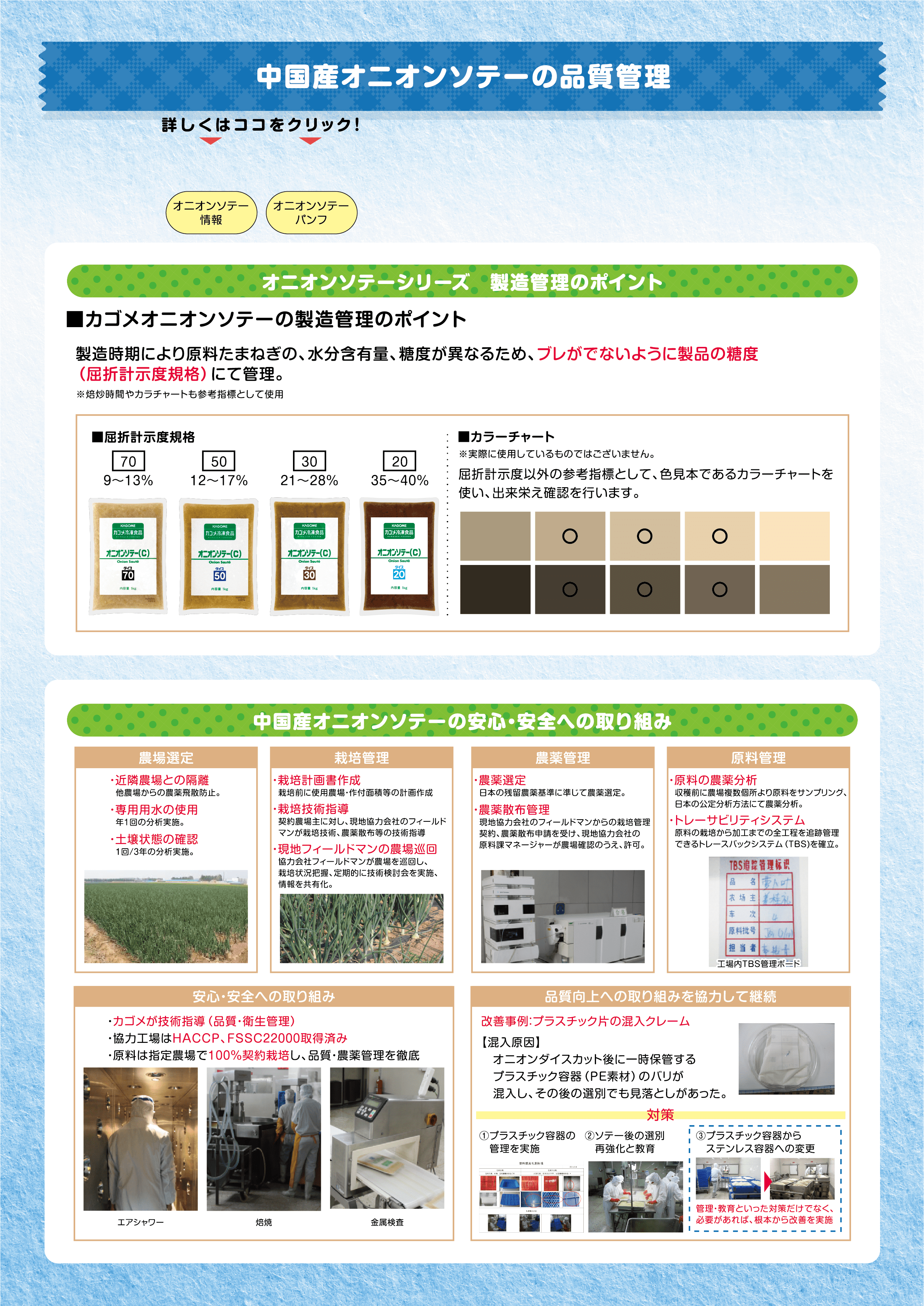 中国産オニオンソテー
