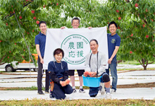 福島伊達郡の桃生産者 福島伊達郡の桃生産者
