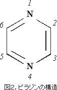 ピラジンの構造