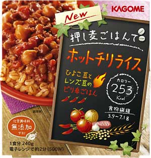 「押し麦ごはんで　ホットチリライス」240g