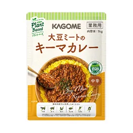 大豆ミートのキーマカレー