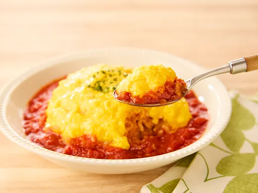 植物うまれの未来のオムライス