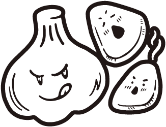 ニンニク イラスト