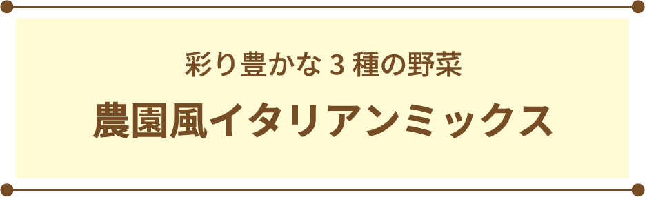彩り鮮やかな5種の野菜 地中海グリル野菜のミックス