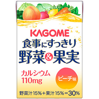 業務用 食事にすっきり野菜＆果実ＣＡピーチ味１００ｍｌ 100ml