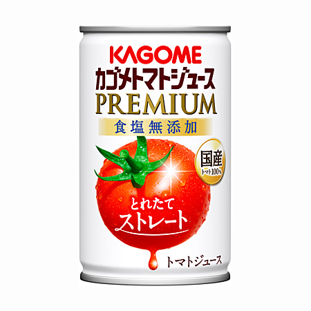 カゴメトマトジュースプレミアム食塩無添加 160g