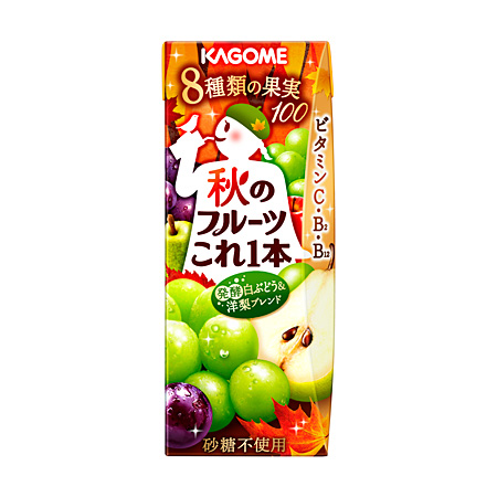 秋のフルーツこれ一本 発酵白ぶどう＆洋梨ブレンド