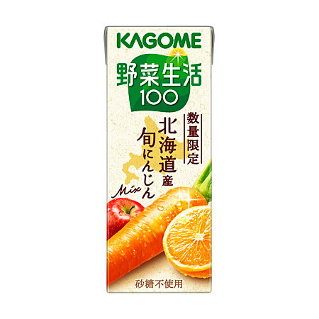 野菜生活１００ 北海道産旬にんじんmix 200ml