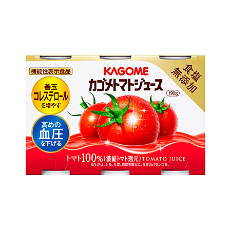 カゴメトマトジュース 食塩無添加 ６缶パック カゴメ株式会社