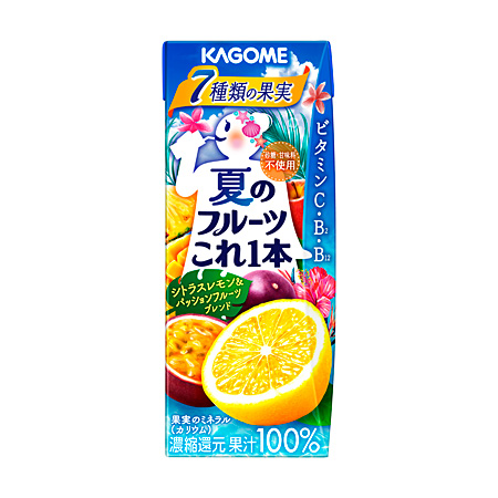 夏のフルーツこれ一本 シトラスレモン&パッションフルーツブレンド 夏のフルーツこれ一本 シトラスレモン&パッションフルーツブレンド