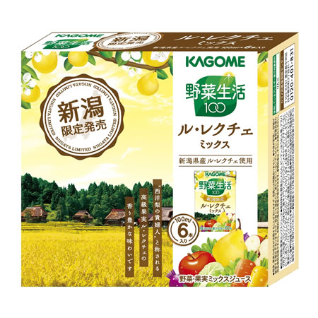 野菜生活１００ 新潟限定ル・レクチェミックス