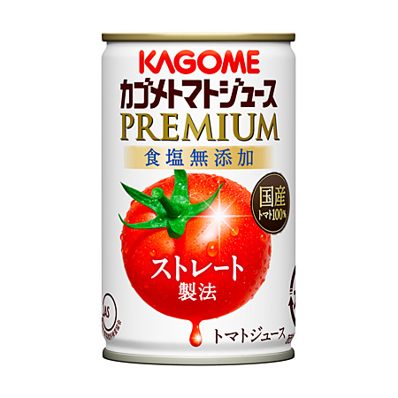 カゴメトマトジュースプレミアム食塩無添加 160g