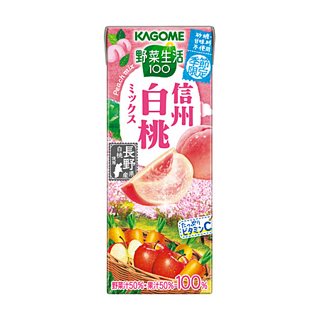 野菜生活１００ 信州白桃ミックス カゴメ株式会社