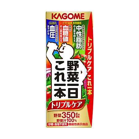 野菜一日これ一本トリプルケア　リーフパック　２００ｍｌ