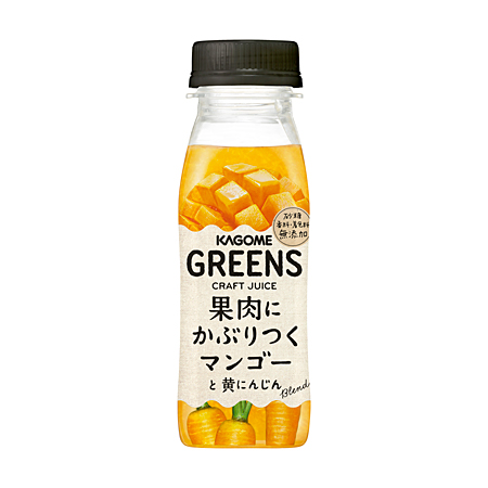 greens 果肉にかぶりつくマンゴーと黄にんじんblend カゴメ株式会社 greens 果肉にかぶりつくマンゴーと黄にんじんblend カゴメ株式会社