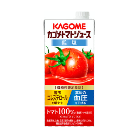 カゴメトマトジュース低塩（1L）