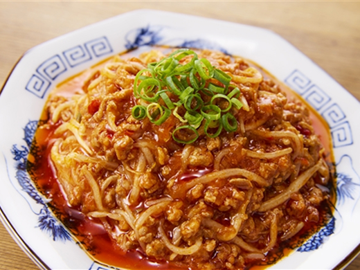 焼きケチャップで！麻婆もやし