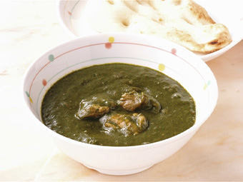 ほうれん草のグリーンカレー