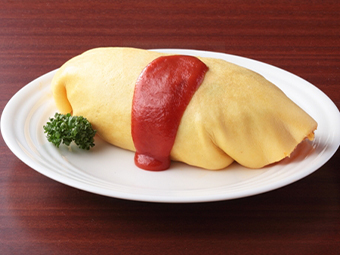 洋食店の本格オムライス