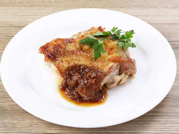 グリルチキンのシャリアピンソース仕立て