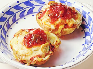 じゃがたまのオーブン焼きサルサ風味
