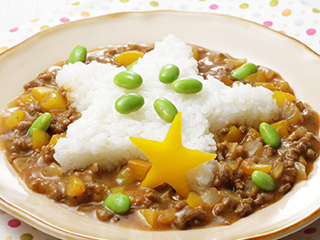 電子レンジで簡単！トロピカルキーマカレー