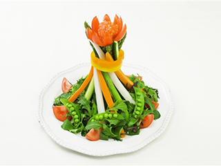 平野レミさん考案　スプリングタワーサラダ