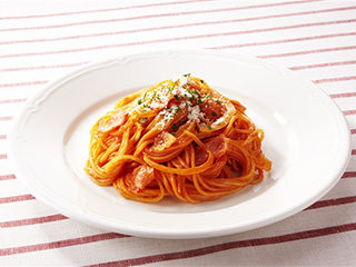 フライパンひとつで！トマトスパゲティ