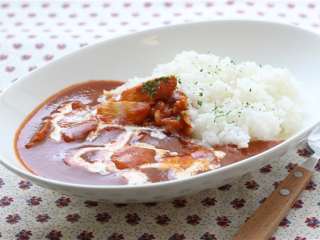 レンジで3分！バターチキンカレー