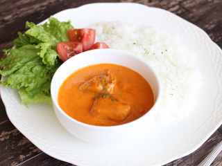 レンジで3分！バターチキンカレー