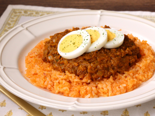 にんじんジュースで作る コクあまキーマカレー