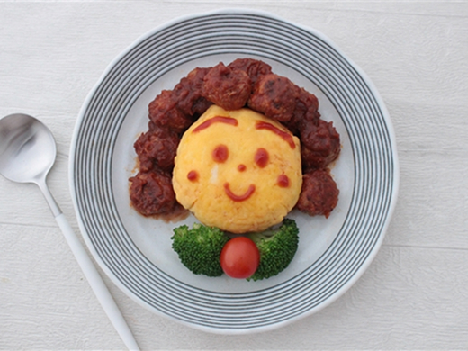 母の日に作ろう！ミートボールオムライス