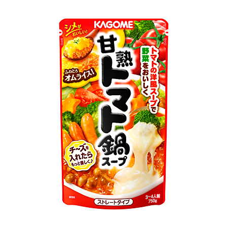 カゴメの甘熟トマト鍋スープ カゴメの甘熟トマト鍋スープ