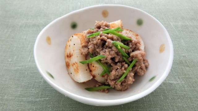 長芋のひき肉あんかけの作り方