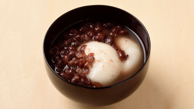 鳥取県、島根県の小豆雑煮