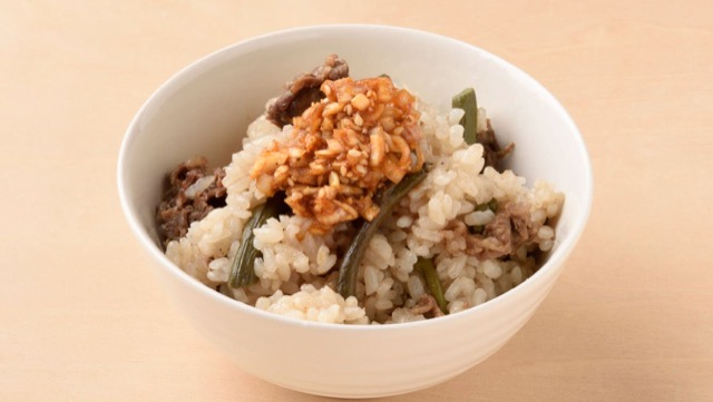 韓国風ワラビご飯のレシピ
