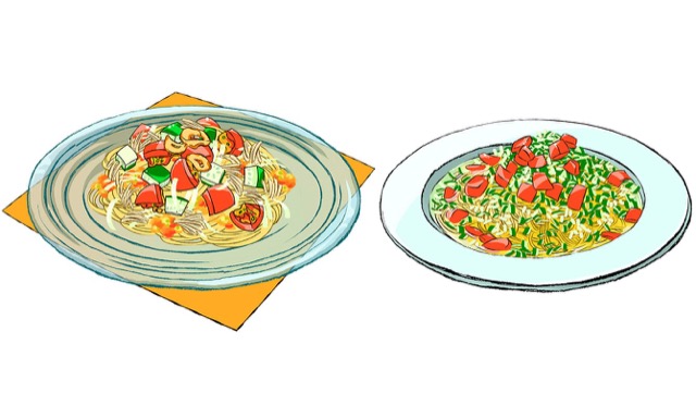 ［夏野菜の冷製パスタレシピ］トマトやきゅうりのひんやり2選！