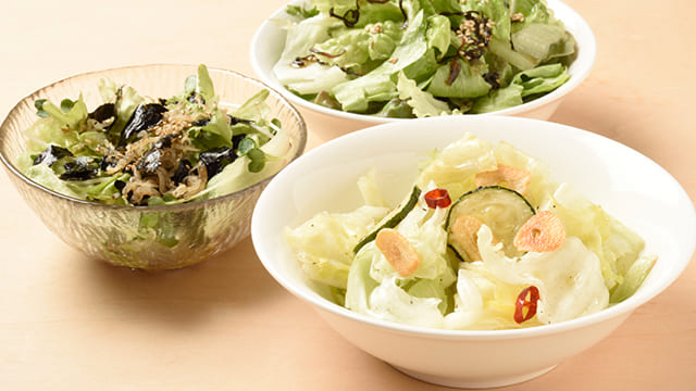 レタスサラダ簡単レシピ！ニンニクや海苔など常備食材と作る3選