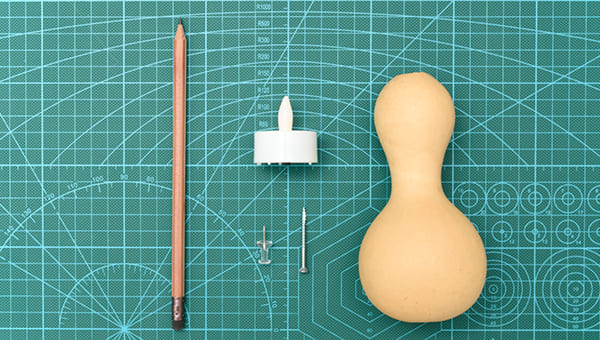 ひょうたんランプ作りに必要なもの ひょうたんランプ作りに必要なもの