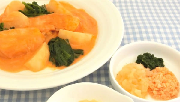 トマトジュースを使うレシピと取り分け離乳食 トマトジュースを使うレシピと取り分け離乳食