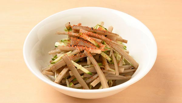 めんつゆで！農家おすすめのごぼうサラダのレシピ